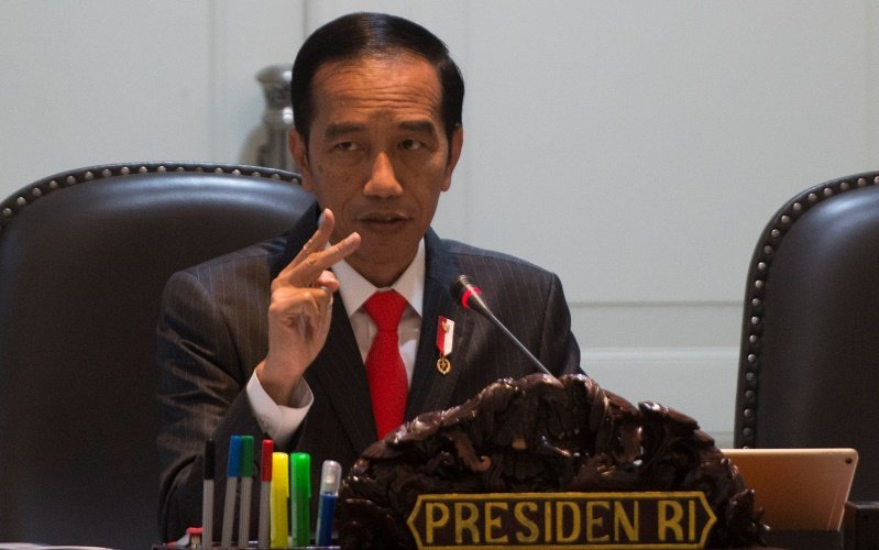 presiden joko widodo resmikan online single submission