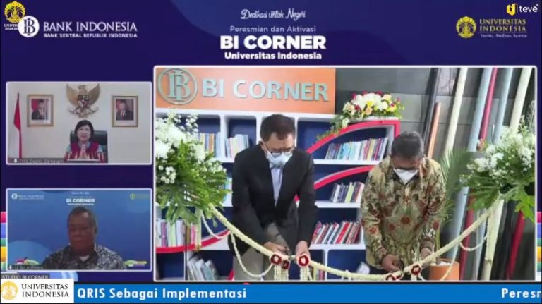 universitas indonesia (ui) dan bank indonesia (bi) meresmikan fasilitas pojok baca, bi corner